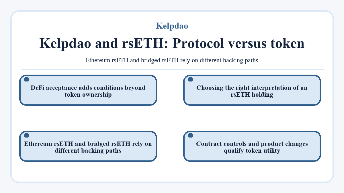 Diagram: Kelpdao and rsETH: Protocol versus token